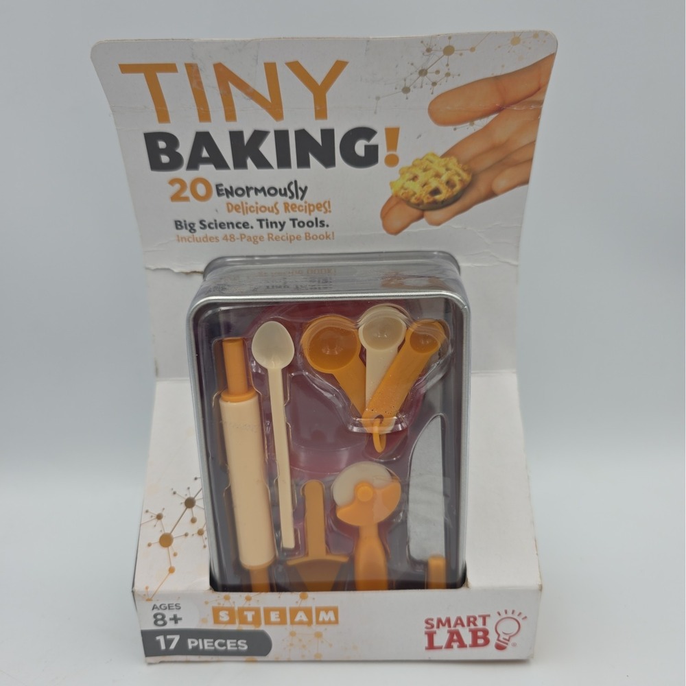 SmartLab Toys TINY Baking with 20 Tiny Recipes Big Science Miniature Kitchen